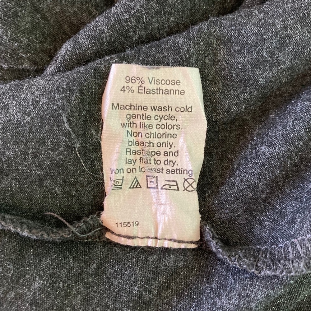 Women’s size small Madewell gray A- line swing dress, super comfy T-shirt dress - Picture 5 of 5
